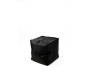 Pouf design waterproof carr&eacute; noir CUBAG 