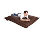 Pouf g&eacute;ant design marron BIG MILIBAG