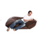 Pouf g&eacute;ant design marron BIG MILIBAG