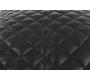 Pouf g&eacute;ant design matelass&eacute; noir BIG MILIBAG TREND 