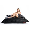 Pouf g&eacute;ant design matelass&eacute; noir BIG MILIBAG TREND 