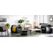 Pouf / repose pied Club cuir marron
