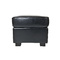 Pouf / repose pied Club cuir noir