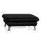 Pouf repose pied design noir ALABAMA