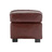 Pouf / repose pieds CLUB cuir marron clair image pub1