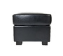 Pouf / repose pieds CLUB cuir noir image 1