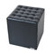 Pouf / repose pieds moderne noir Cosmo