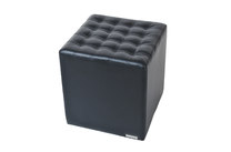 Pouf - repose-pieds noir COSMO image pub1