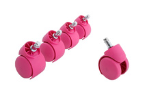 Roulettes roses 