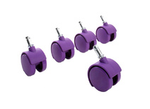 Roulettes violettes 