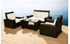 Salon de jardin BORA BORA - 2 fauteuils, 1 canap&eacute; 2 places & 1 table basse image 2