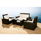 Salon de jardin BORA BORA - 2 fauteuils, 1 canap&eacute; 2 places & 1 table basse image pub1