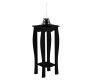 Sellette baroque noire Louisa