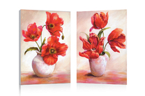 Set de 2 Tableaux design POPPIES image pub1