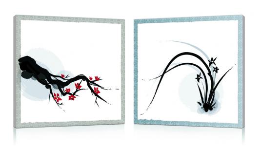 Set de 2 Tableaux FUJI image 1