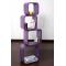 Set de 4 &eacute;tag&egrave;res carr&eacute;es POP coloris violet