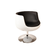 Sill&oacute;n de dise&ntilde;o BRADY blanco y negro  image pub1