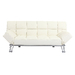 sofa-cama 3 plazas MANHATTAN color blanco y de cuero image pub1