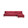 Sof&aacute;-cama  rinconero  frambuesa de micro fibras HOUSTON image pub1