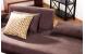 Sof&aacute;-cama rinconero  HOUSTON chocolate de micro fibras  image 4