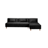 Sof&aacute;-cama rinconero HOUSTON negro de micro fibras  image pub1