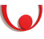 Stickers muraux 3D rouges BUBBLES
