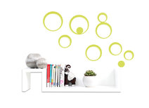 Stickers muraux 3D verts BUBBLES