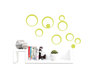 Stickers muraux 3D verts BUBBLES