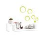 Stickers muraux 3D verts BUBBLES