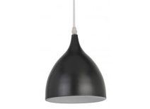 Suspension design m&eacute;tal noir DROP 
