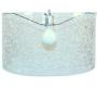 Suspension transparente moderne 46 cm Oslo