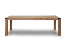 Table &agrave; manger design extensible bois massif SIENNA