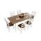 Table &agrave; manger extensible ch&ecirc;ne baroque SOFIA