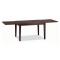 Table &agrave; rallonges  ch&ecirc;ne malaisien BENSON - coloris wenge