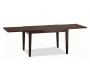 Table &agrave; rallonges  ch&ecirc;ne malaisien BENSON - coloris wenge