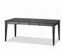 Table &agrave; rallonges / extensible LESLEY coloris wenge