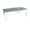 Table basse baroque blanche 1 tiroir Louisa