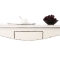 Table basse baroque blanche ROSALA