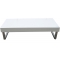 Table basse blanche laqu&eacute;e Morgan
