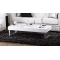 Table basse blanche laqu&eacute;e Morgan