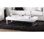 Table basse blanche laqu&eacute;e Morgan