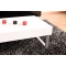 Table basse blanche laqu&eacute;e Morgan