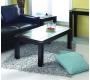 Table basse ch&ecirc;ne et verre tremp&eacute; d&eacute;poli JERRI image 1