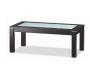 Table basse ch&ecirc;ne et verre tremp&eacute; d&eacute;poli JERRI image 2