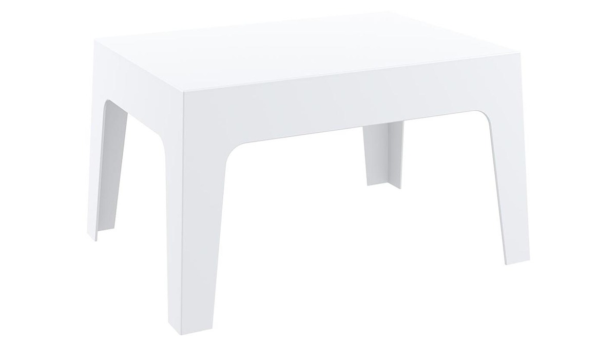 Table basse de jardin design blanc LALI