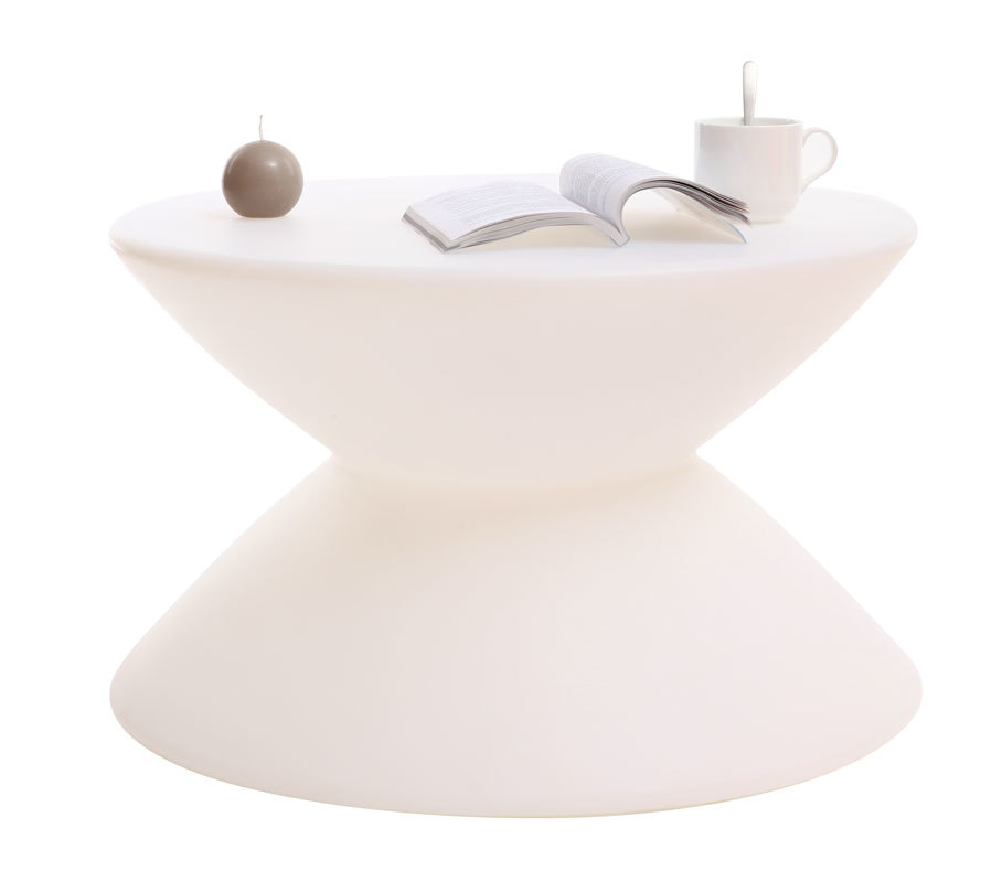 Table basse design blanche IDA