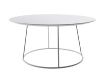 Table basse design blanche KALY 