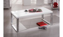 Table basse design blanche MELLA