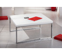 Table basse design laqu&eacute;e blanche ELLA