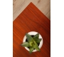Table basse design laqu&eacute;e blanche et bois GLASGOW